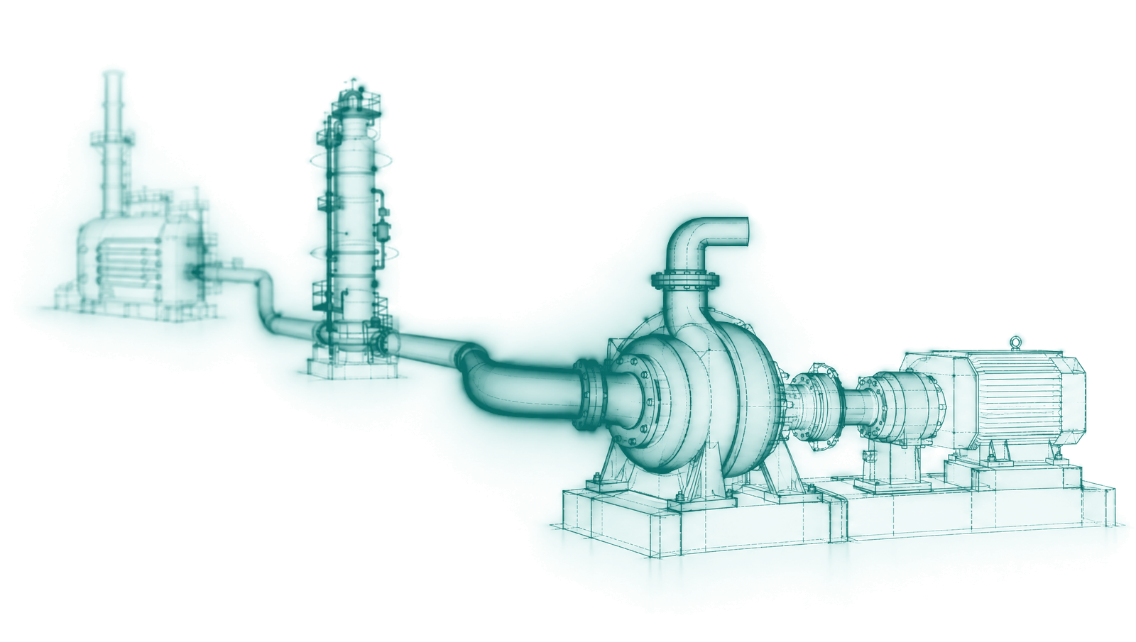 Diagram of a crude unit, reactor and compressor in series, with the active throughput constraint moving downstream after an upstream limit is relieved